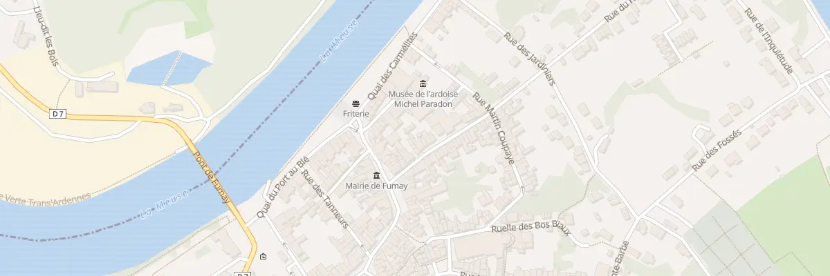 Plan du 43 Rue des Fusillés à Fumay
