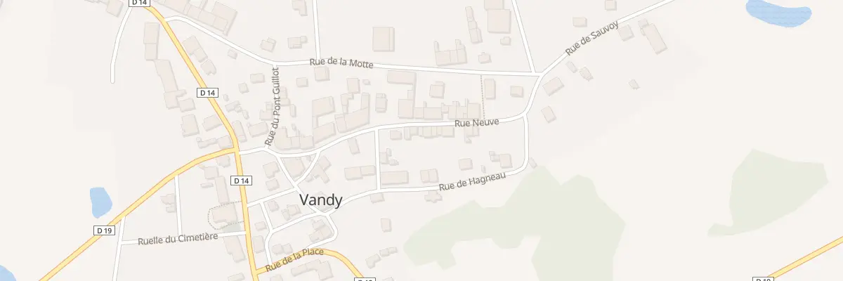 Plan du 10 Rue Neuve à Vandy
