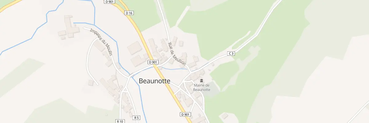 Plan du 9005 Rue de Banlot à Beaunotte