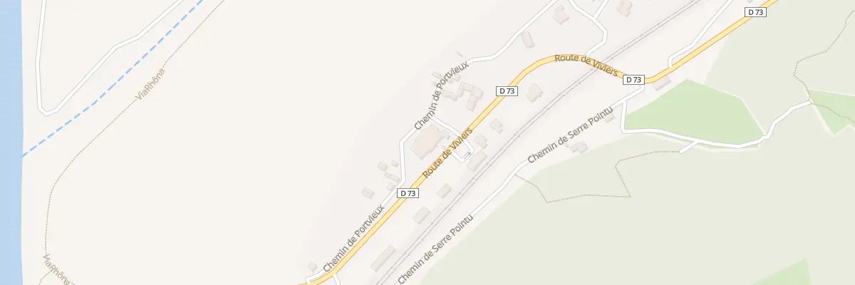 Plan du 780B Rte de Viviers à Châteauneuf-du-Rhône