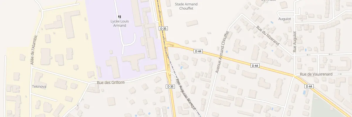 Plan du 843 Bd Gal Leclerc à Villefranche-sur-Saône