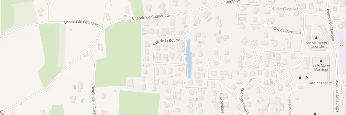 Plan du 319 Rue de la Boucle à Anse
