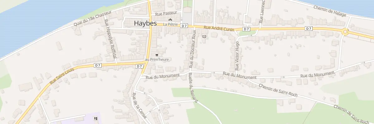 Plan du 20 Rue du Docteur Roux à Haybes