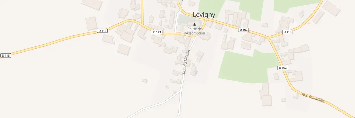 Plan du 5 Rue du Moulin à Lévigny