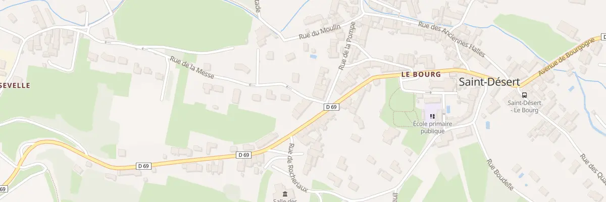 Plan du 70 Av de Bourgogne à Saint-Désert