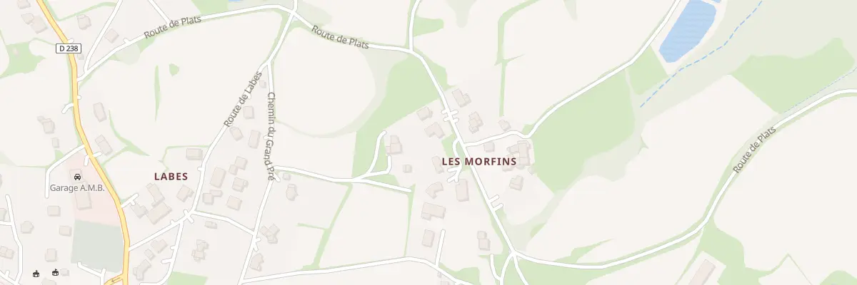 Plan du 520 Rte de Plats à Colombier-le-Jeune