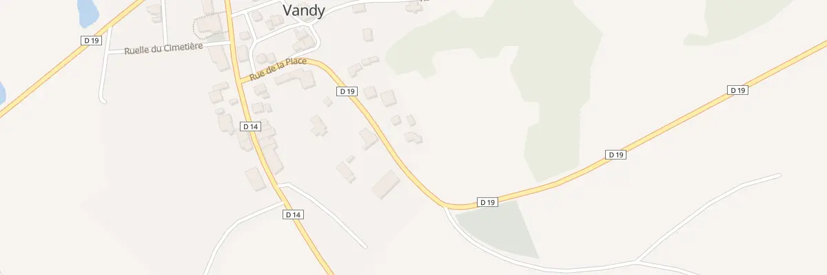 Plan du 7 Rue du Coq Riamont à Vandy