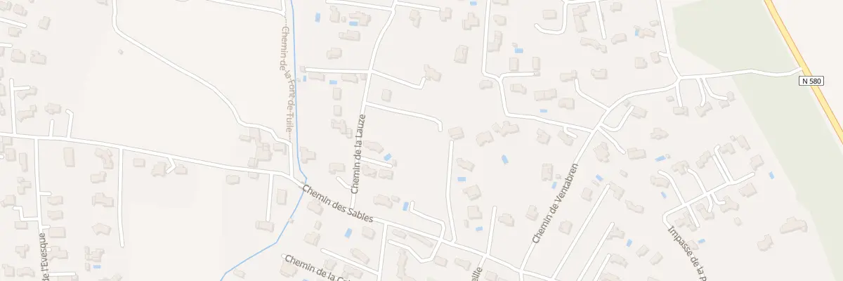 Plan du 126 Che de la Lauze à Saint-Laurent-des-Arbres