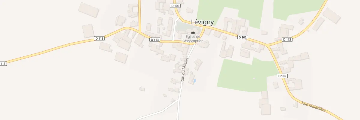 Plan du 3 Rue du Moulin à Lévigny