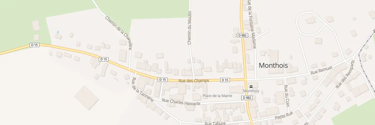 Plan du 5019 Le Village à Monthois