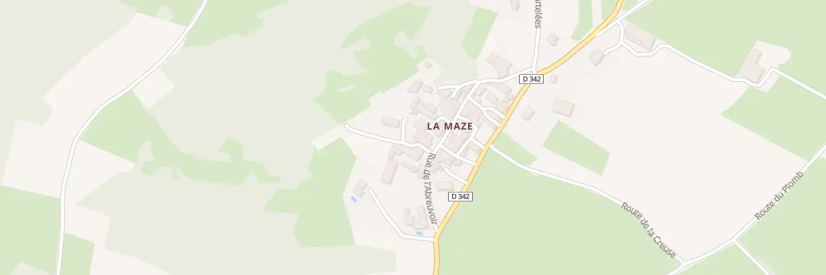 Plan du 14 Mte de la Combe à Vinzieux
