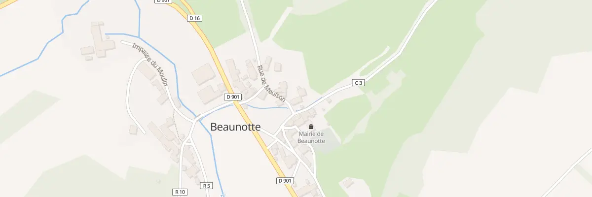 Plan du 1 Rue de Banlot à Beaunotte