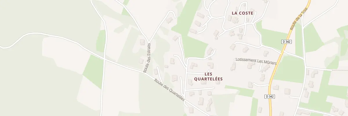 Plan du 87 Rte des Chataigniers à Vinzieux