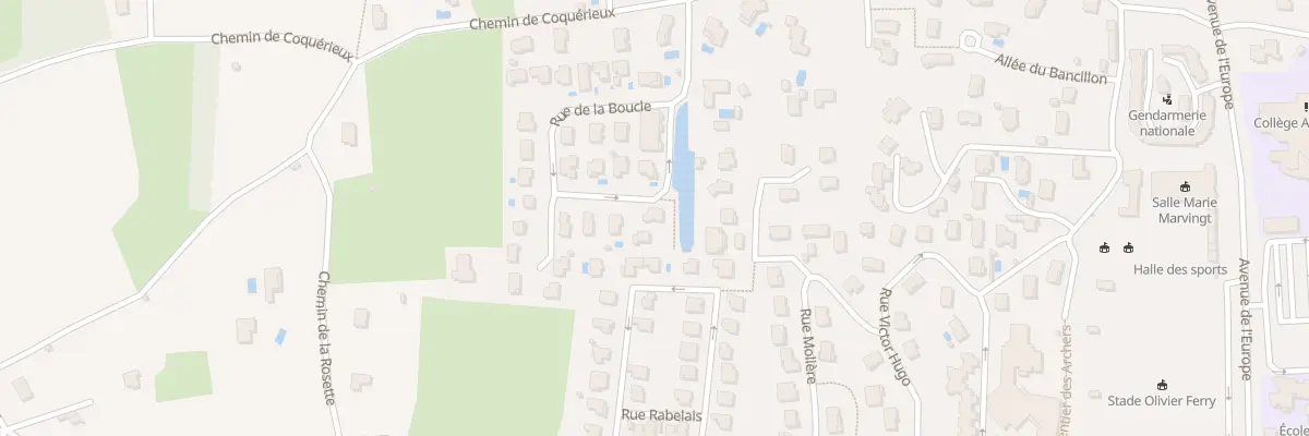 Plan du 338 Rue de la Boucle à Anse