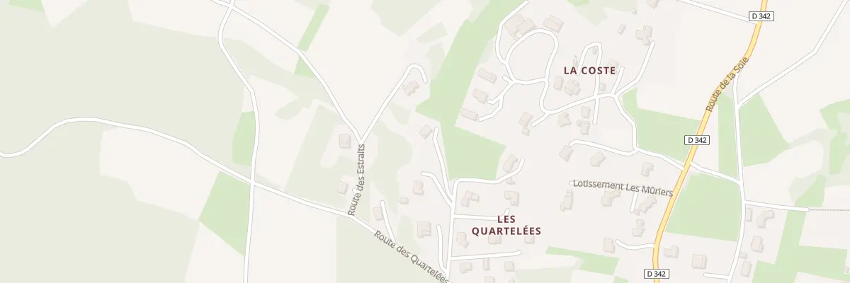 Plan du 105 Rte des Chataigniers à Vinzieux