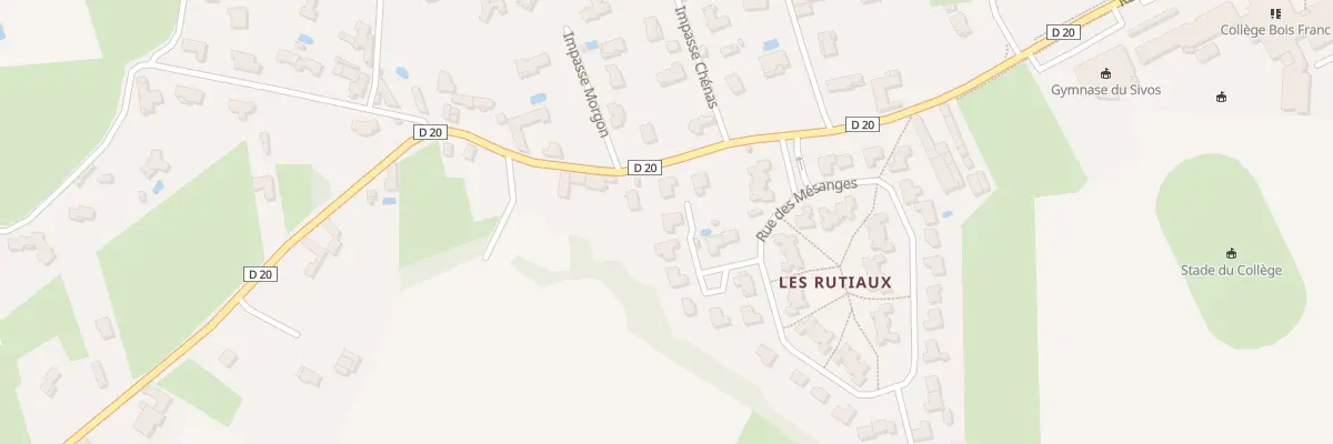Plan du 54 Rue des Mésanges à Saint-Georges-de-Reneins