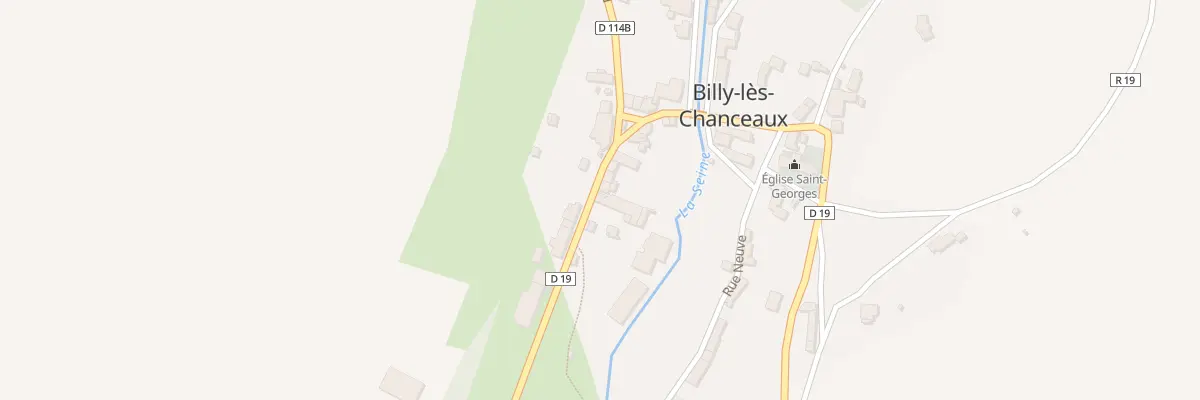 Plan du 9006 Rue de Chanceaux à Billy-lès-Chanceaux