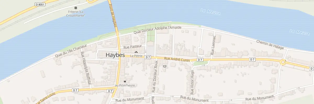Plan du 21 Rue André Cunin à Haybes