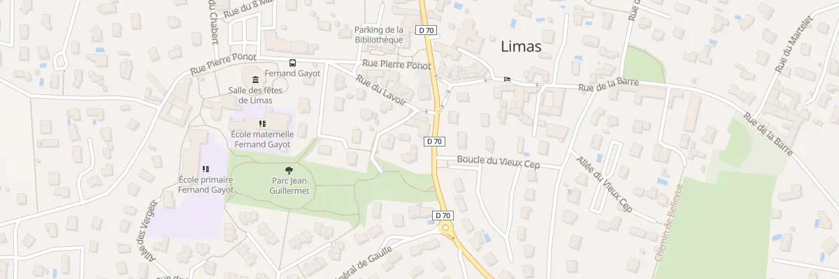 Plan du 34 Rue de la Corniche à Limas