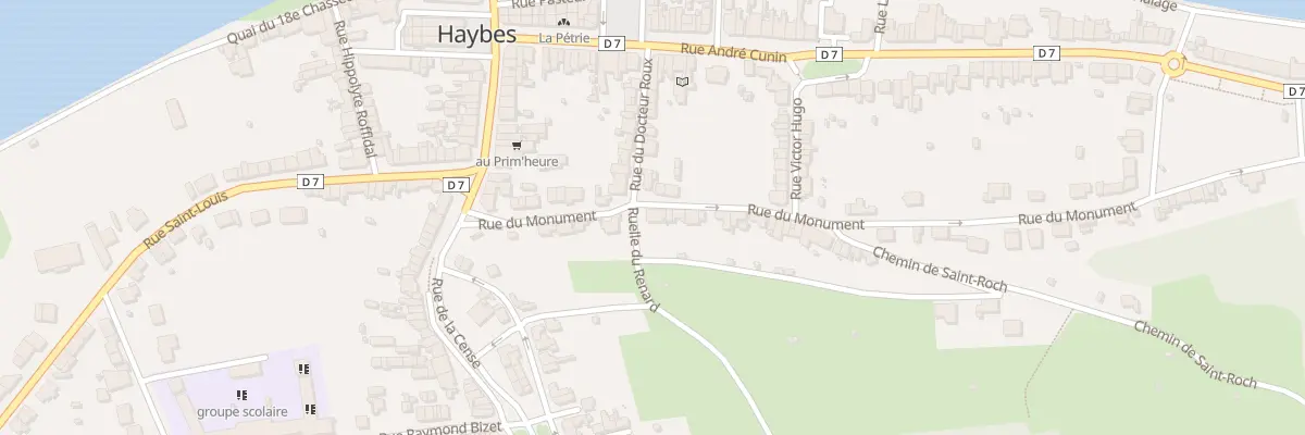Plan du 8 Rue du Monument à Haybes