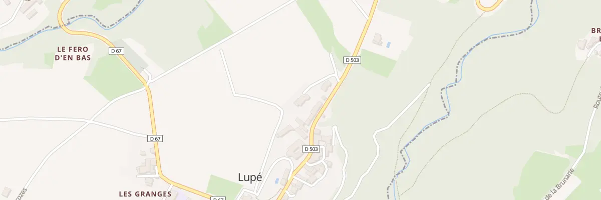 Plan du 9003 Le Bourg à Lupé