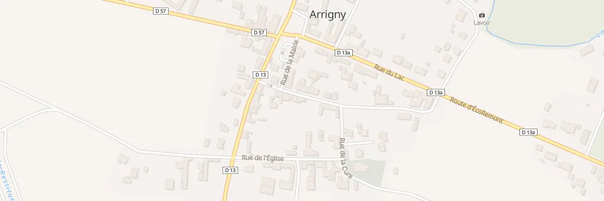 Plan du 8 Rue des Couturiers à Arrigny