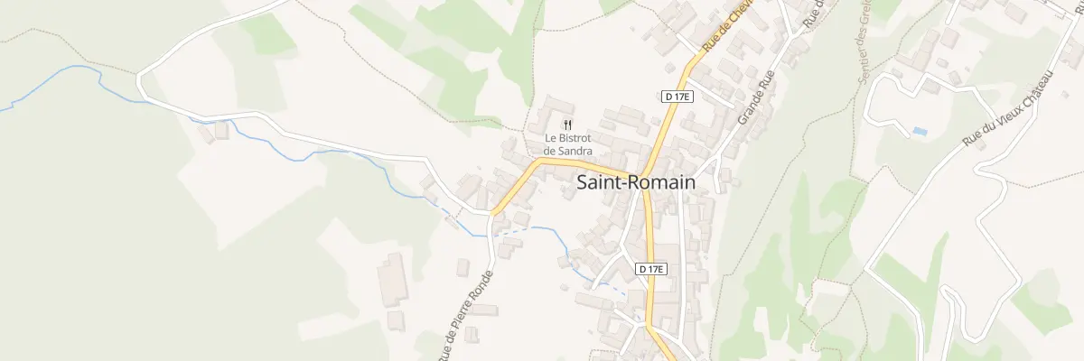 Plan du 5040 Le Village Bas à Saint-Romain