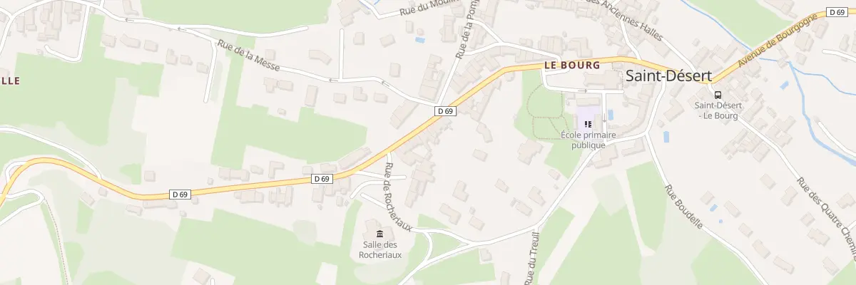 Plan du 53 Av de Bourgogne à Saint-Désert
