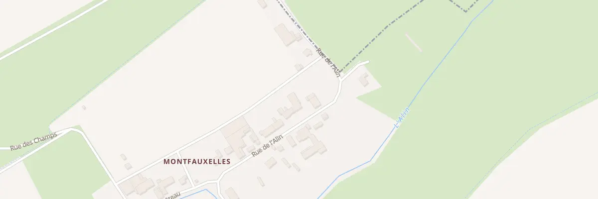 Plan du 19 Rue de l’Alin à Ardeuil-et-Montfauxelles