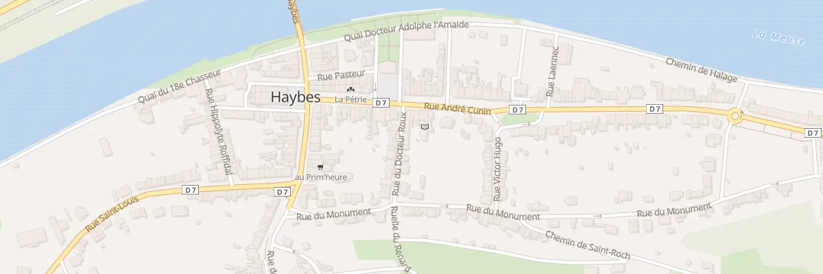 Plan du 28 Rue André Cunin à Haybes