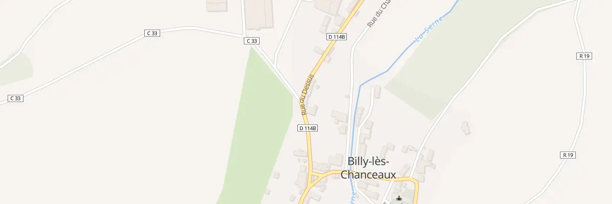 Plan du 9002 Rue de Chanceaux à Billy-lès-Chanceaux