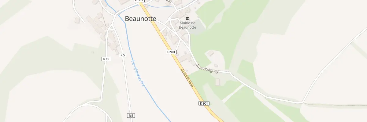 Plan du 4 Rue d’Aignay Le Duc à Beaunotte