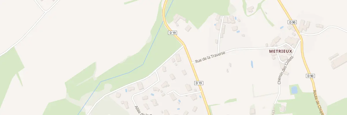 Plan du 3 Rte de Pélussin à Chuyer