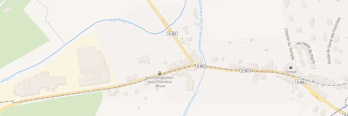 Plan du 2 Imp des Berges de St Symphorie à Saint-Symphorien-sous-Chomérac