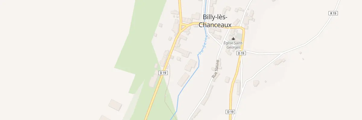 Plan du 9008 Rue de Chanceaux à Billy-lès-Chanceaux