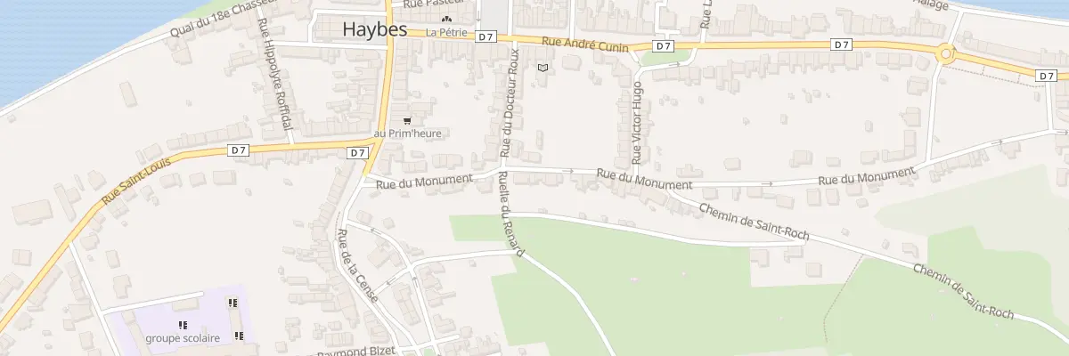 Plan du 10 Rue du Monument à Haybes