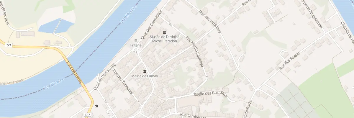 Plan du 70 Rue des Fusillés à Fumay