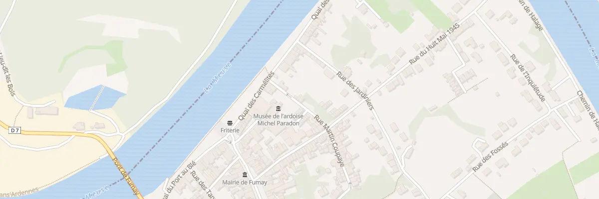 Plan du 5 Rue Martin Coupaye à Fumay