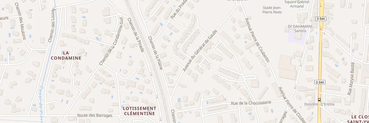 Plan du 10 Rue Victor Hugo à Donzère