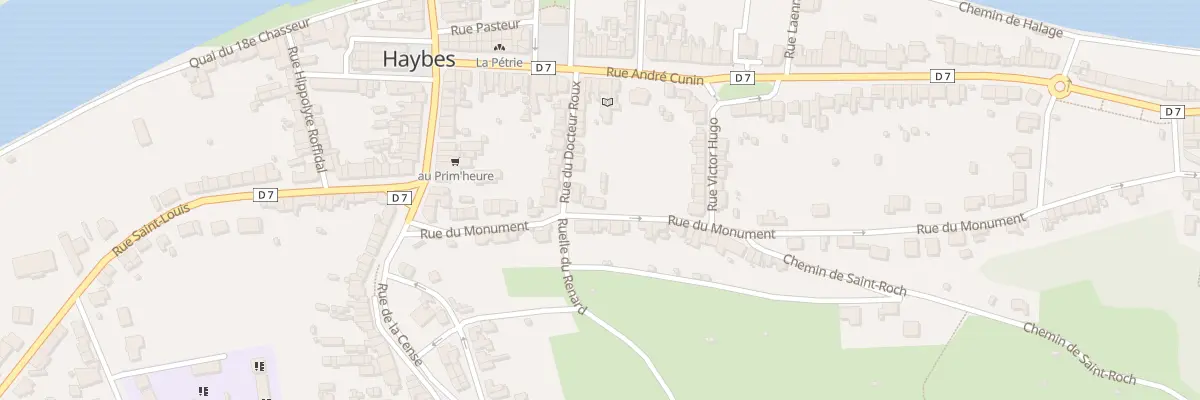Plan du 25 Rue du Monument à Haybes