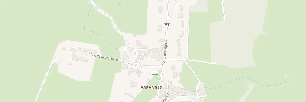 Plan du 24 Rue de la Verchere à Cortambert