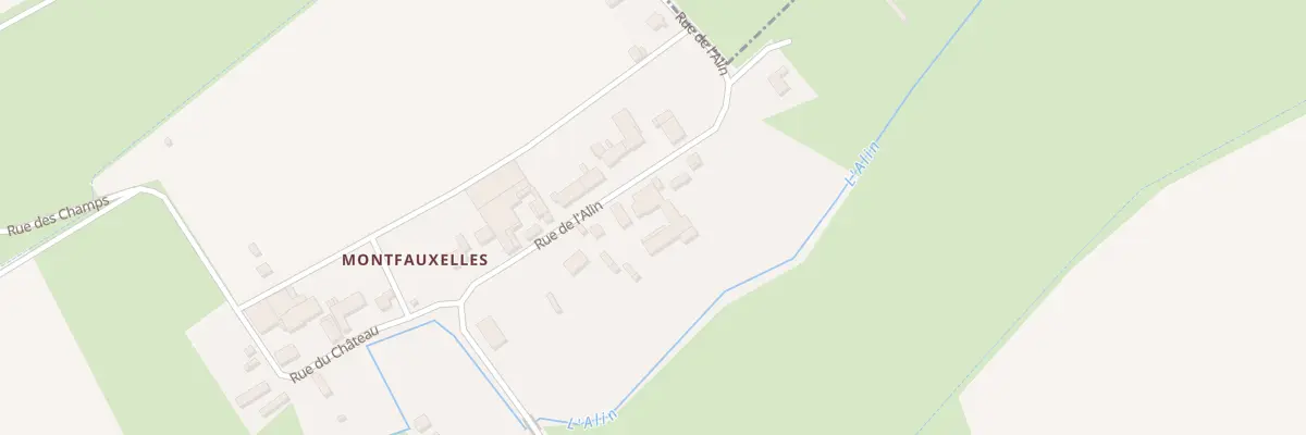 Plan du 12 Rue de l’Alin à Ardeuil-et-Montfauxelles