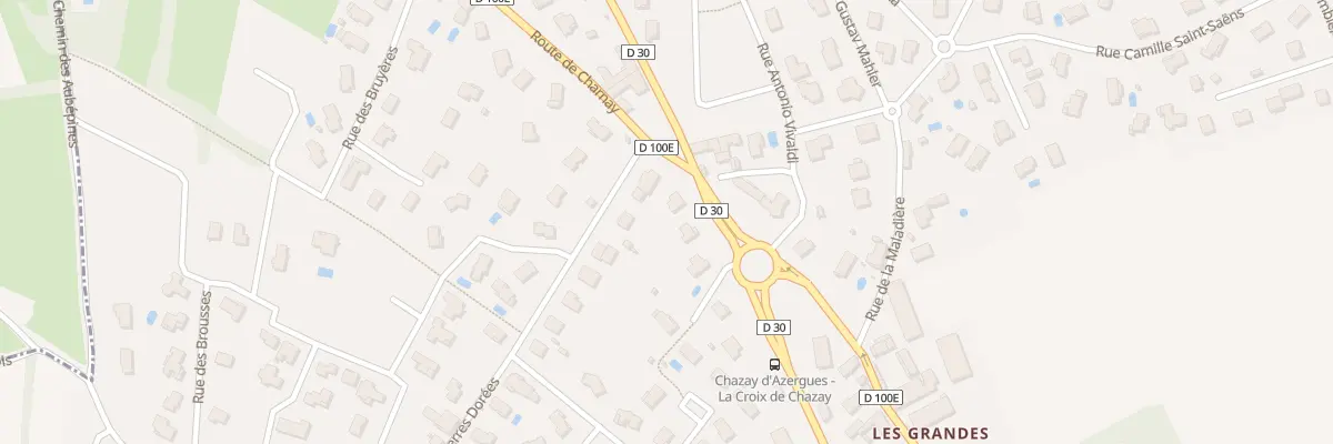 Plan du 35 Rte de Villefranche à Chazay-d’Azergues