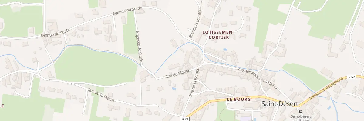 Plan du 5062 Rue du Moulin à Saint-Désert