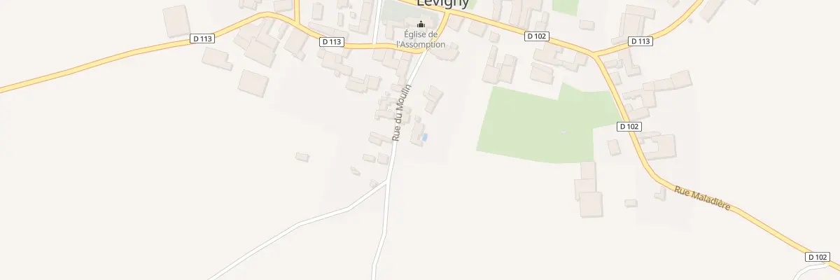 Plan du 4 Rue du Moulin à Lévigny