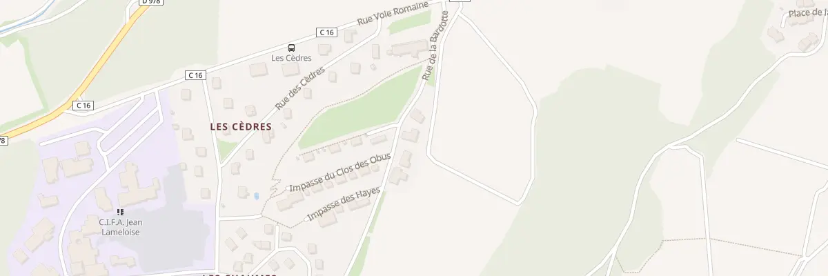 Plan du 4 Rue de la Bardotte à Mercurey