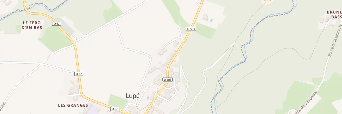 Plan du 787 Rte de Saint Pierre de Boeuf à Lupé
