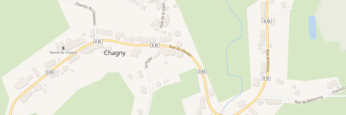 Plan du 5052 Rue du Moulin à Chagny