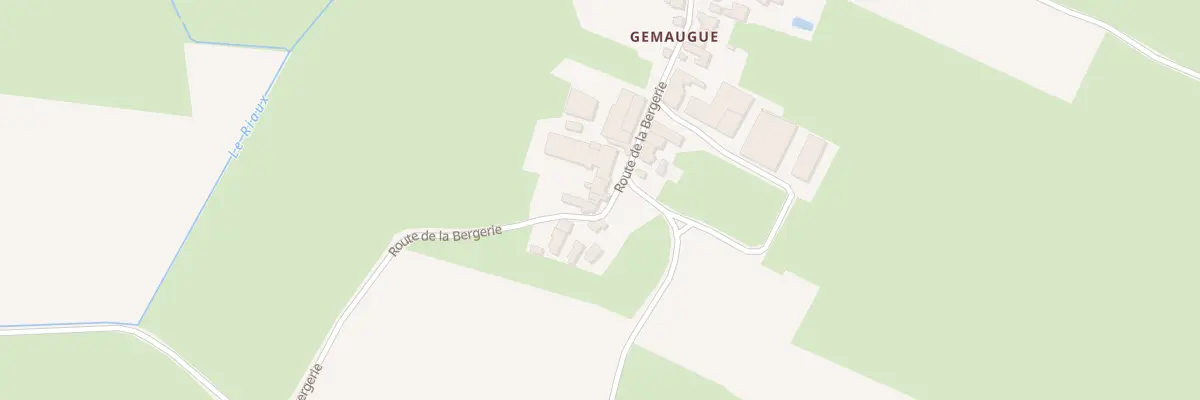 Plan du 26 Rte de la Bergerie à Chapaize