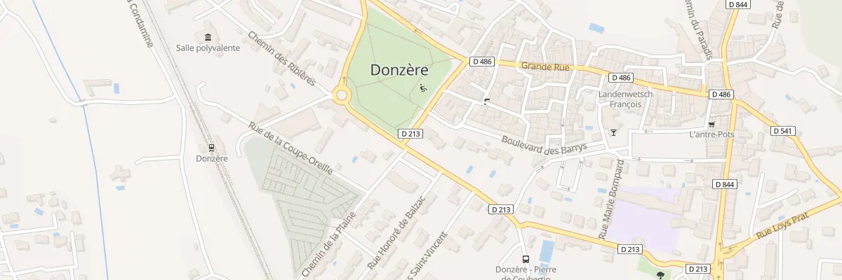 Plan du 8 Bd des Barrys à Donzère